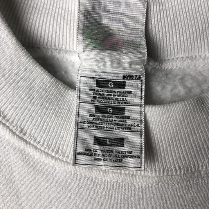 1997 Fruit of the Loom World Series MLB Cleveland Indians Print Sweatshirt from the 1990s cotton white type Vintage Second Hand