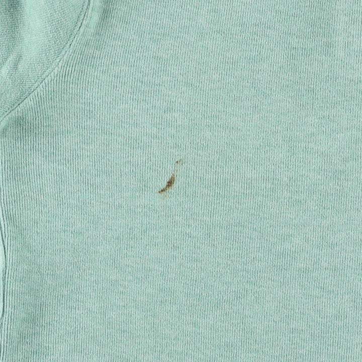 Ralph Lauren POLO by Ralph Lauren Cotton Knit Half Zip Sweater Men's S cotton Mint green Vintage Second Hand