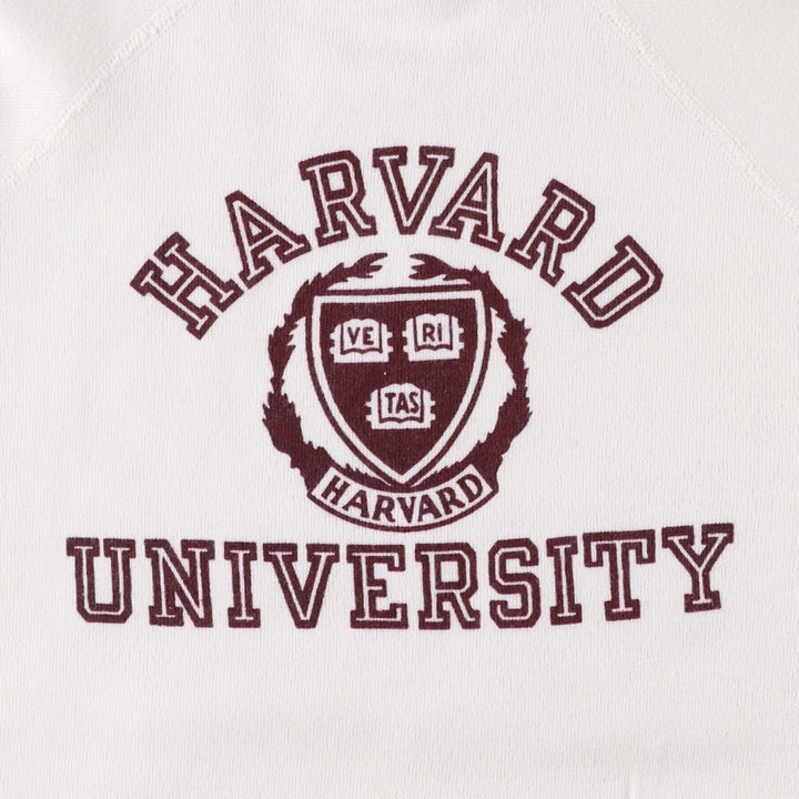 Vintage 1980'S Champion Tricot Tag Harvard University Triple Print College Sweatshirt, Women's Size Small acrylic white type Vintage Second Hand