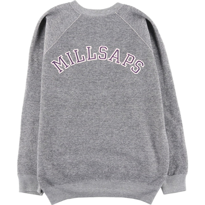 Vintage 1980'S Collegiate Pacific college sweatshirt, made in the USA, size M, women's. acrylic gray type Vintage Second Hand