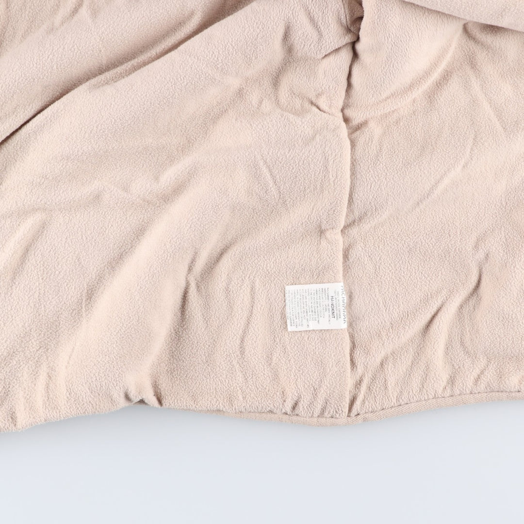 PACHAMAMA All-Over Print HAND KNIT Hand-Knit Wool Zip Hoodie, Women's Size M wool pale white type Vintage Second Hand