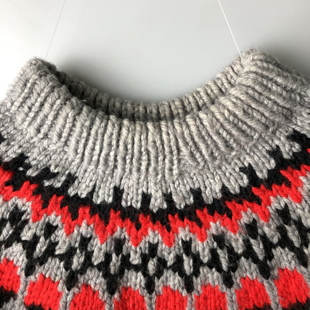 Nordic sweater, women's size L unclear gray type Vintage Second Hand