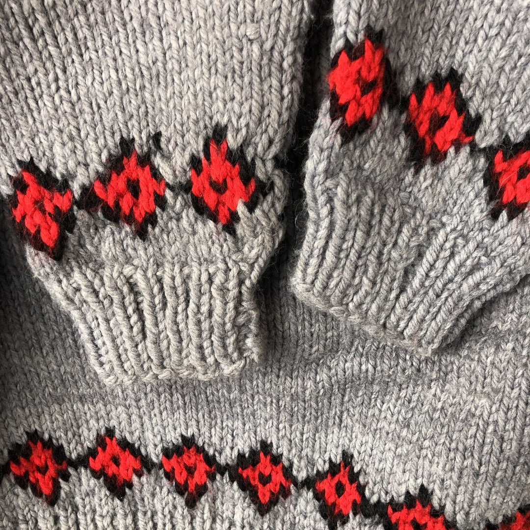 Nordic sweater, women's size L unclear gray type Vintage Second Hand
