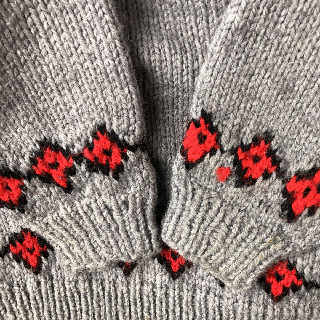 Nordic sweater, women's size L unclear gray type Vintage Second Hand