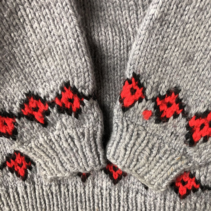 Nordic sweater, women's size L unclear gray type Vintage Second Hand