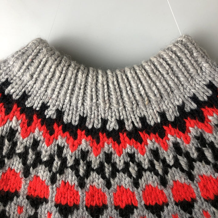 Nordic sweater, women's size L unclear gray type Vintage Second Hand