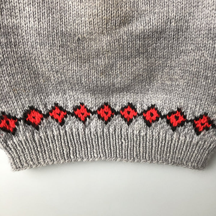 Nordic sweater, women's size L unclear gray type Vintage Second Hand