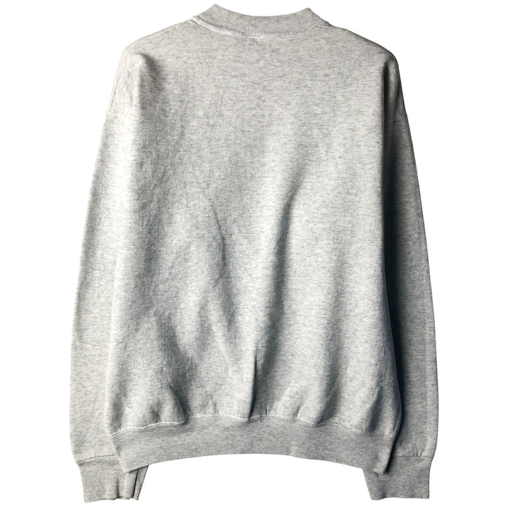 90'S Fruit of the Loom printed sweatshirt, made in the USA, men's size L, vintage cotton gray type Vintage Second Hand