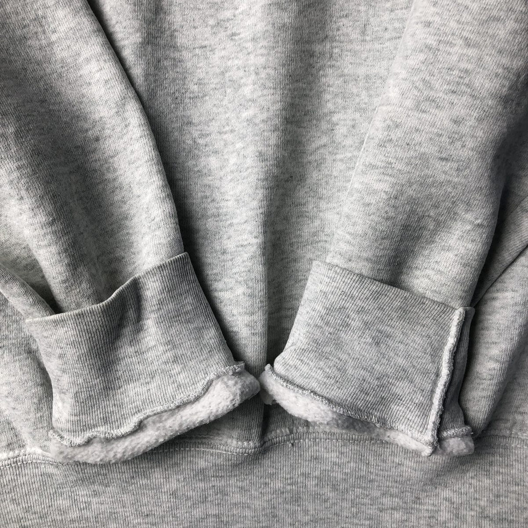 90'S Fruit of the Loom printed sweatshirt, made in the USA, men's size L, vintage cotton gray type Vintage Second Hand