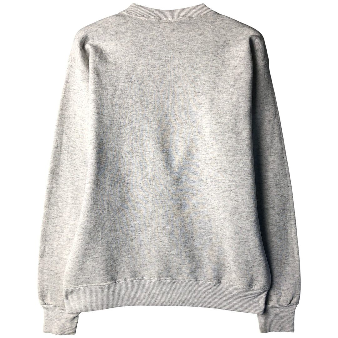 Vintage 90'S Lee Heavy Weight Cotton Blend Print Sweatshirt, Made in USA, Men's Size Medium unclear gray type Vintage Second Hand