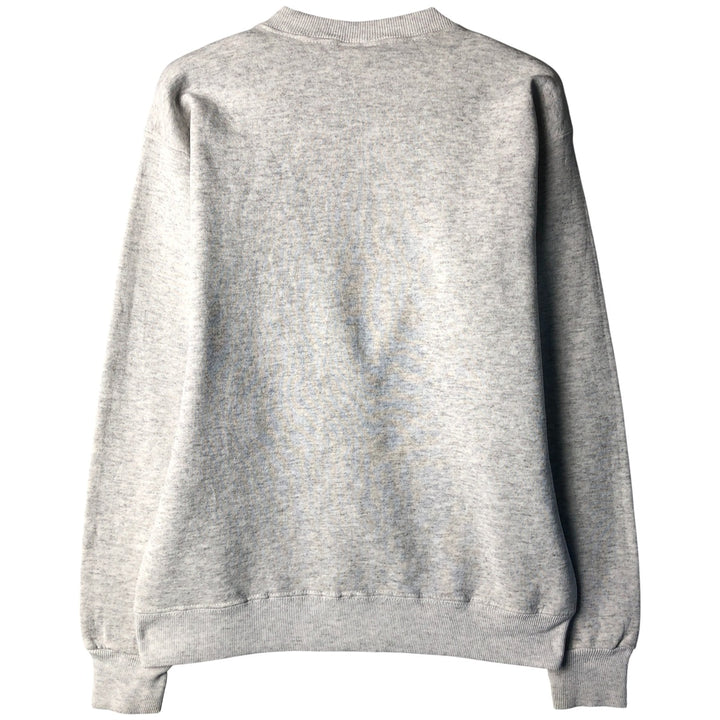 Vintage 90'S Lee Heavy Weight Cotton Blend Print Sweatshirt, Made in USA, Men's Size Medium unclear gray type Vintage Second Hand