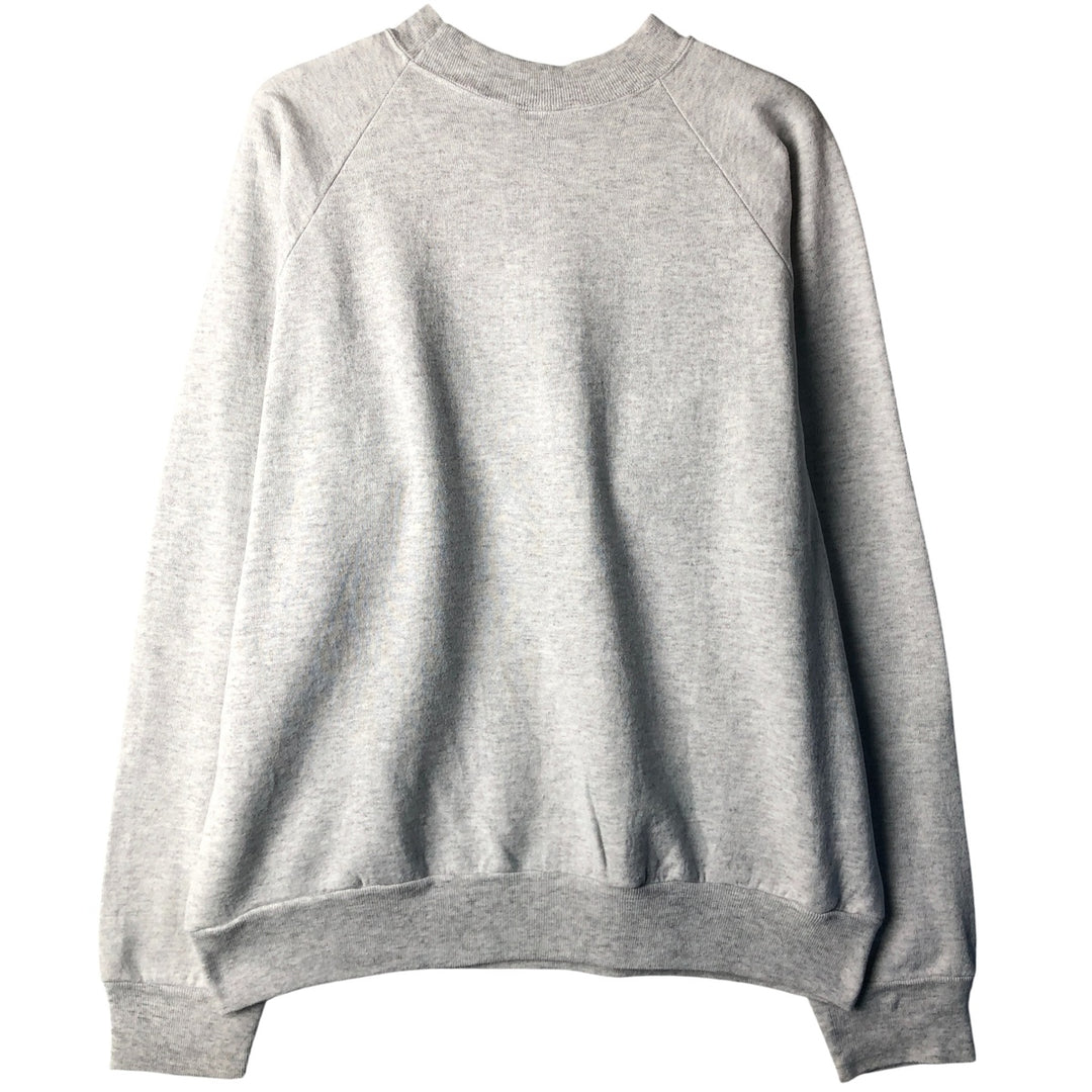 90'S Oneita WTTW Chicago Print Sweatshirt, Made in USA, Vintage, Men's XL polyester gray type Vintage Second Hand