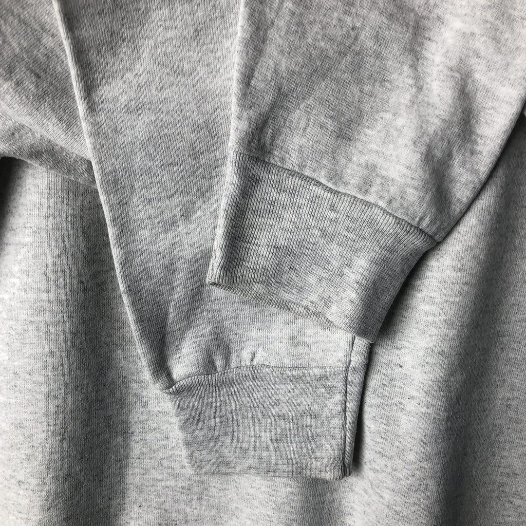 90'S Oneita WTTW Chicago Print Sweatshirt, Made in USA, Vintage, Men's XL polyester gray type Vintage Second Hand