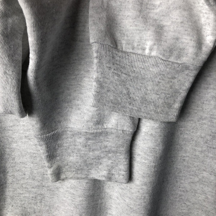 90'S Oneita WTTW Chicago Print Sweatshirt, Made in USA, Vintage, Men's XL polyester gray type Vintage Second Hand