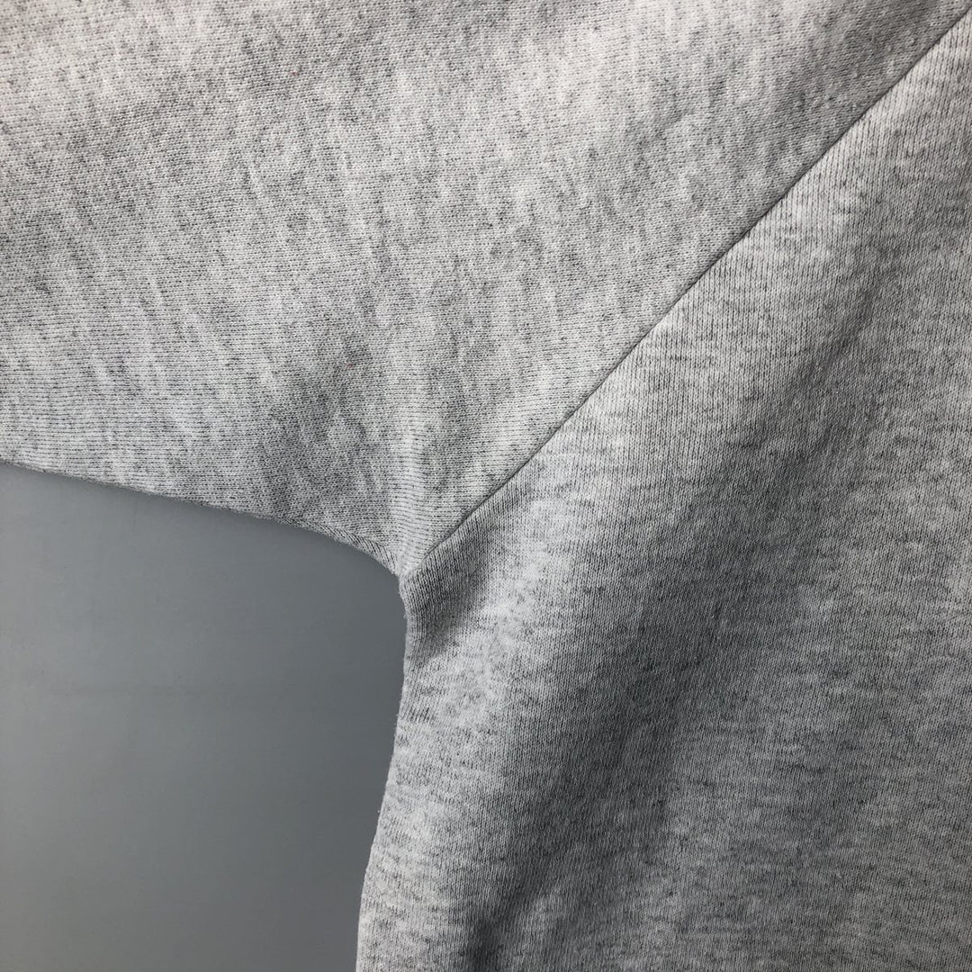 90'S Oneita WTTW Chicago Print Sweatshirt, Made in USA, Vintage, Men's XL polyester gray type Vintage Second Hand