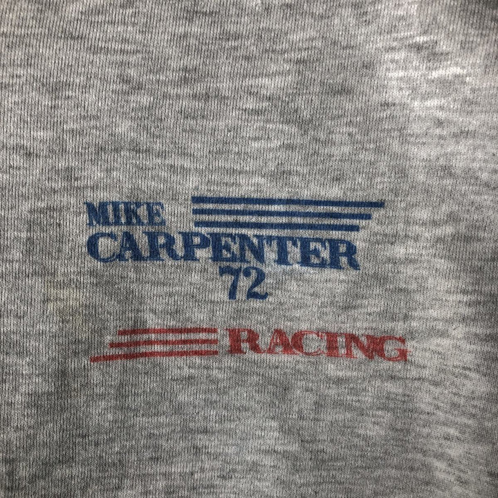 Vintage 80s-90'S Jerzees Super Sweats printed sweatshirt, made in the USA, men's size XL cotton gray type Vintage Second Hand