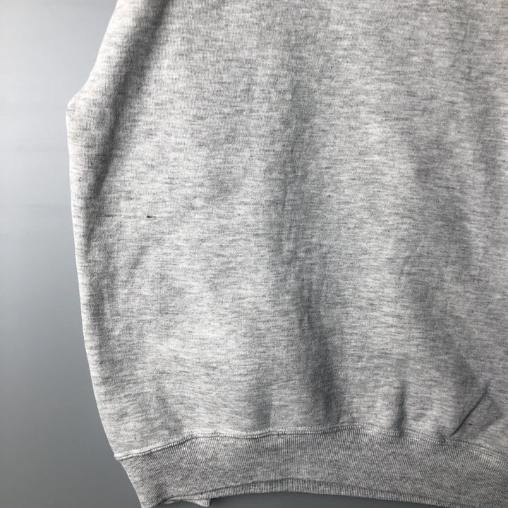 Vintage 80s-90'S Jerzees Super Sweats printed sweatshirt, made in the USA, men's size XL cotton gray type Vintage Second Hand