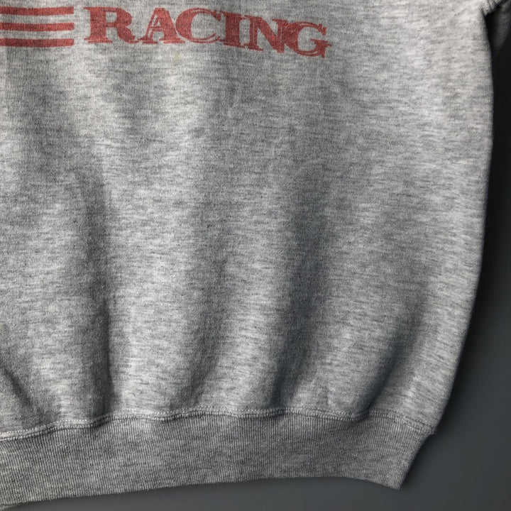 Vintage 80s-90'S Jerzees Super Sweats printed sweatshirt, made in the USA, men's size XL cotton gray type Vintage Second Hand