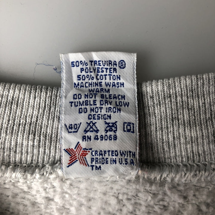 Vintage 90'S SOFFE HEAVY SWEATS printed sweatshirt, made in the USA, men's size XL polyester gray type Vintage Second Hand