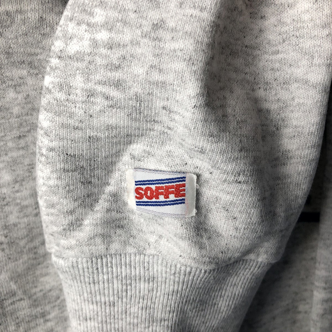 Vintage 90'S SOFFE HEAVY SWEATS printed sweatshirt, made in the USA, men's size XL polyester gray type Vintage Second Hand