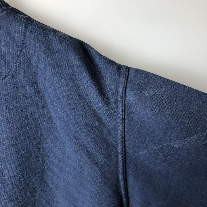 Levi's V-neck logo sweatshirt, men's size XL cotton navy blue type Vintage Second Hand