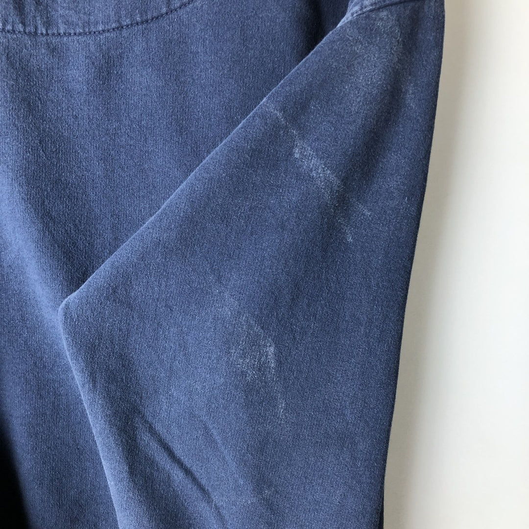 Levi's V-neck logo sweatshirt, men's size XL cotton navy blue type Vintage Second Hand