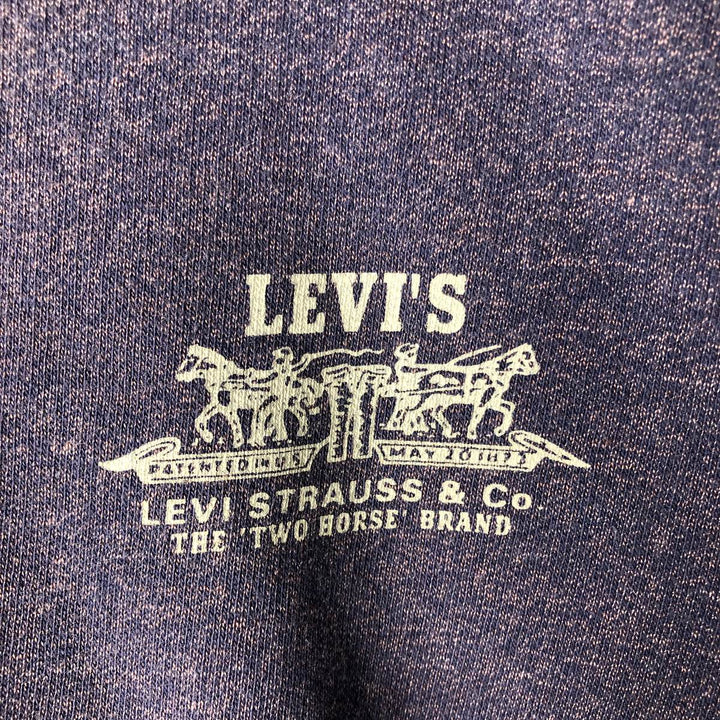 Vintage 90'S Levi's logo sweatshirt, size M, men's cotton purple type Vintage Second Hand