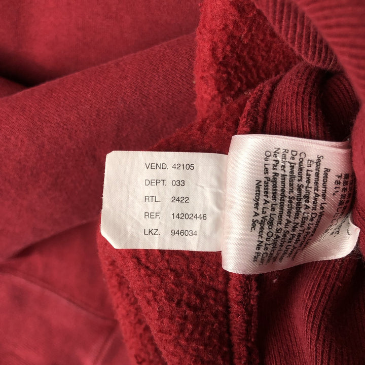 2000'S Eddie Bauer logo sweatshirt, men's size XL cotton red type reddish brown Vintage Second Hand