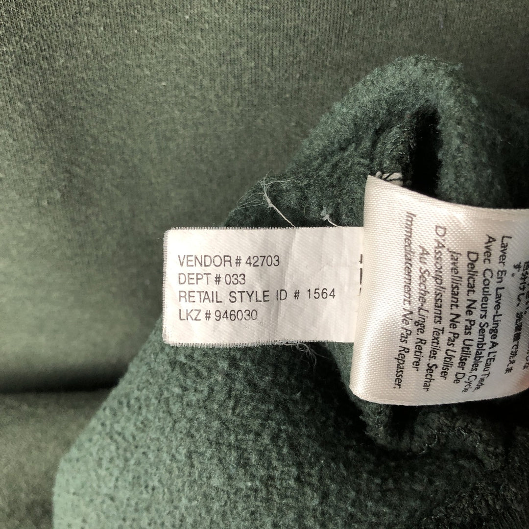 2000'S Eddie Bauer logo sweatshirt, men's size M cotton Green type dark green Vintage Second Hand
