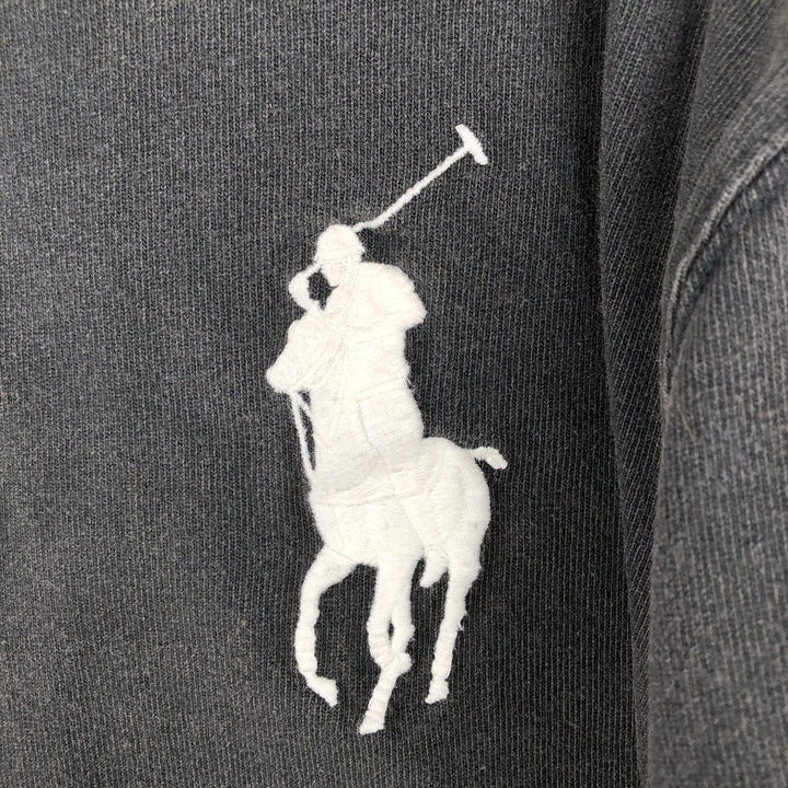 Ralph Lauren POLO by Ralph Lauren Big Pony Long Sleeve Rugby Shirt Men's XL cotton black type Vintage Second Hand