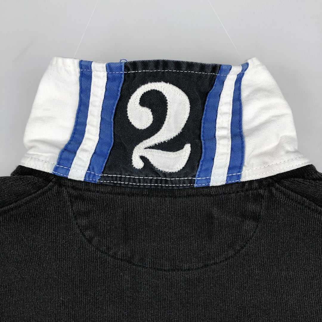 Ralph Lauren POLO by Ralph Lauren Big Pony Long Sleeve Rugby Shirt Men's XL cotton black type Vintage Second Hand