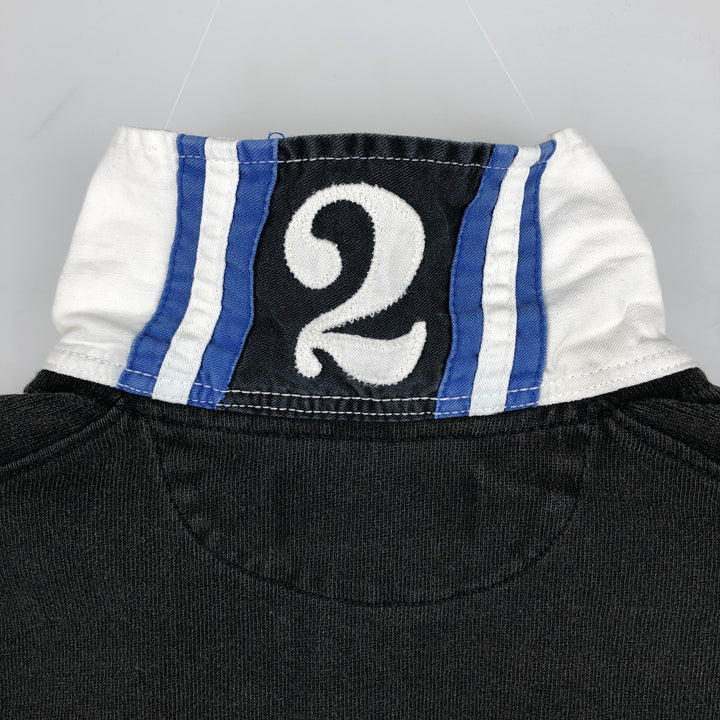 Ralph Lauren POLO by Ralph Lauren Big Pony Long Sleeve Rugby Shirt Men's XL cotton black type Vintage Second Hand