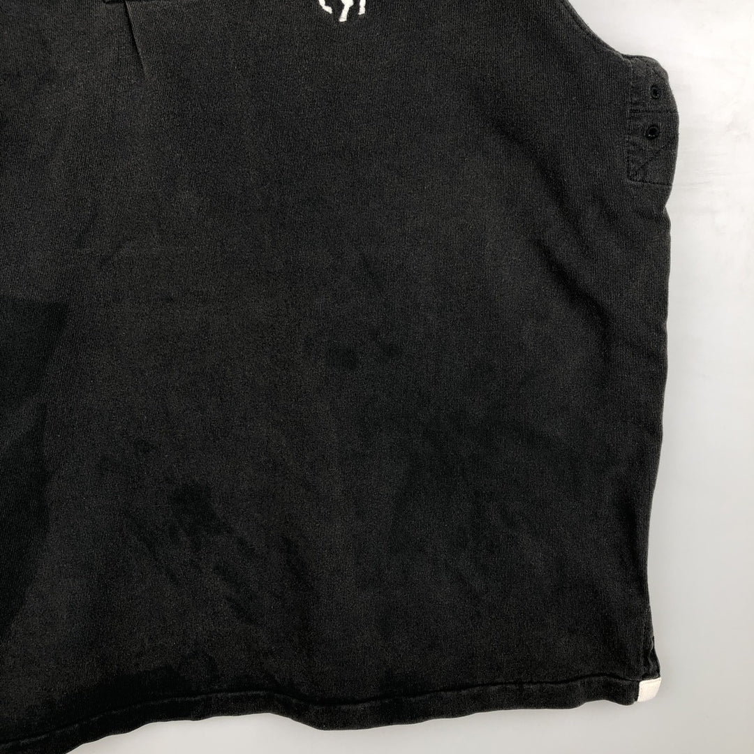 Ralph Lauren POLO by Ralph Lauren Big Pony Long Sleeve Rugby Shirt Men's XL cotton black type Vintage Second Hand