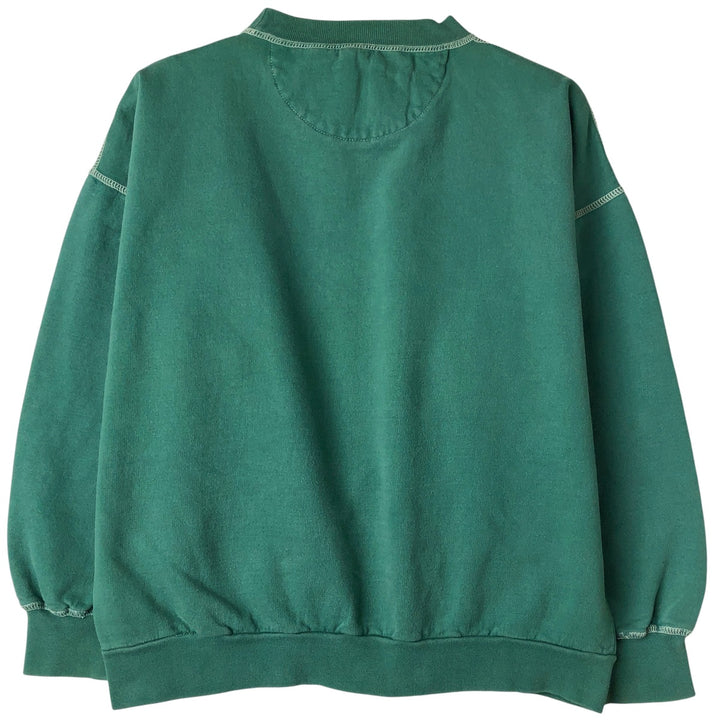 Vintage 1980'S Ralph Lauren CHAPS logo sweatshirt, size M, men's cotton green type Vintage Second Hand