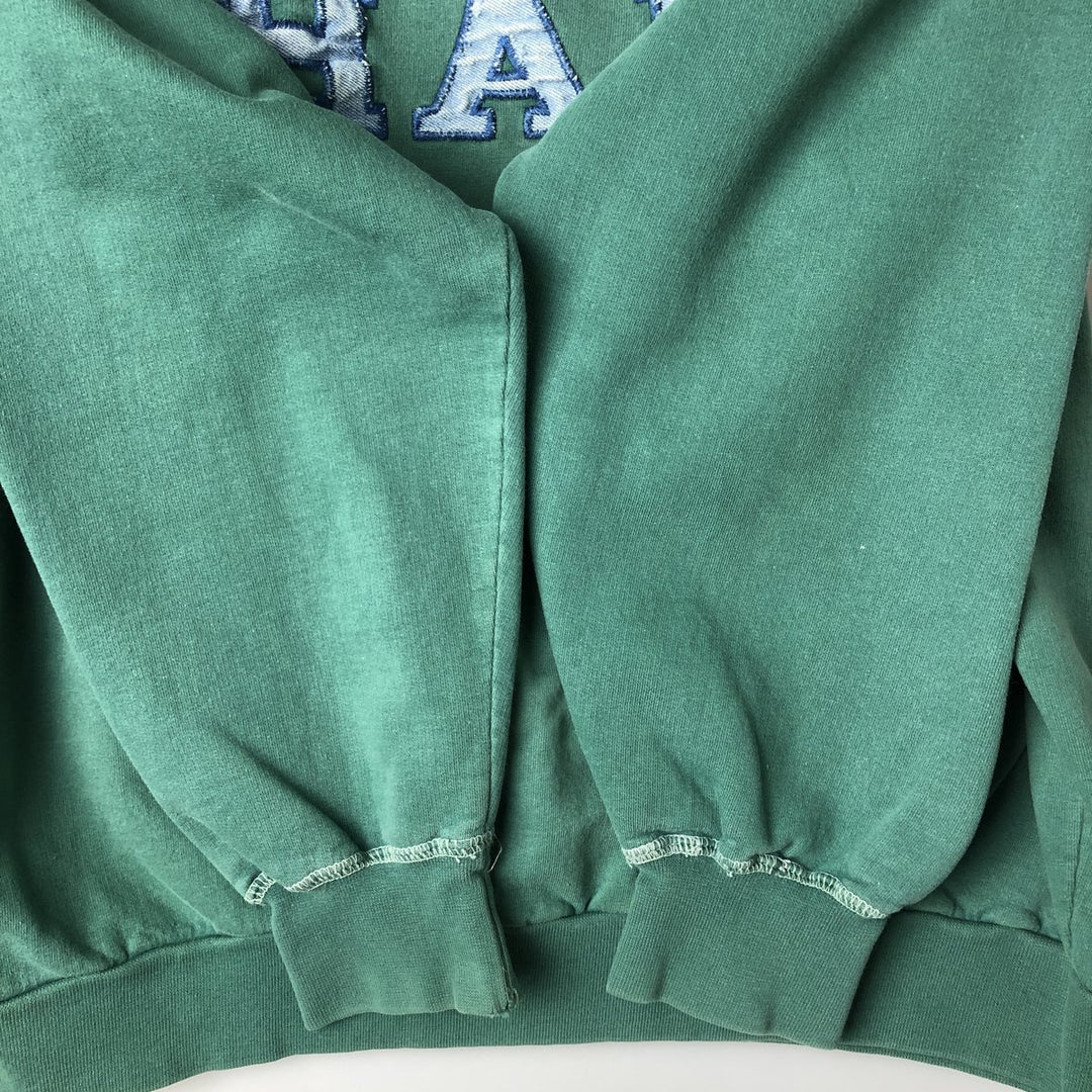 Vintage 1980'S Ralph Lauren CHAPS logo sweatshirt, size M, men's cotton green type Vintage Second Hand