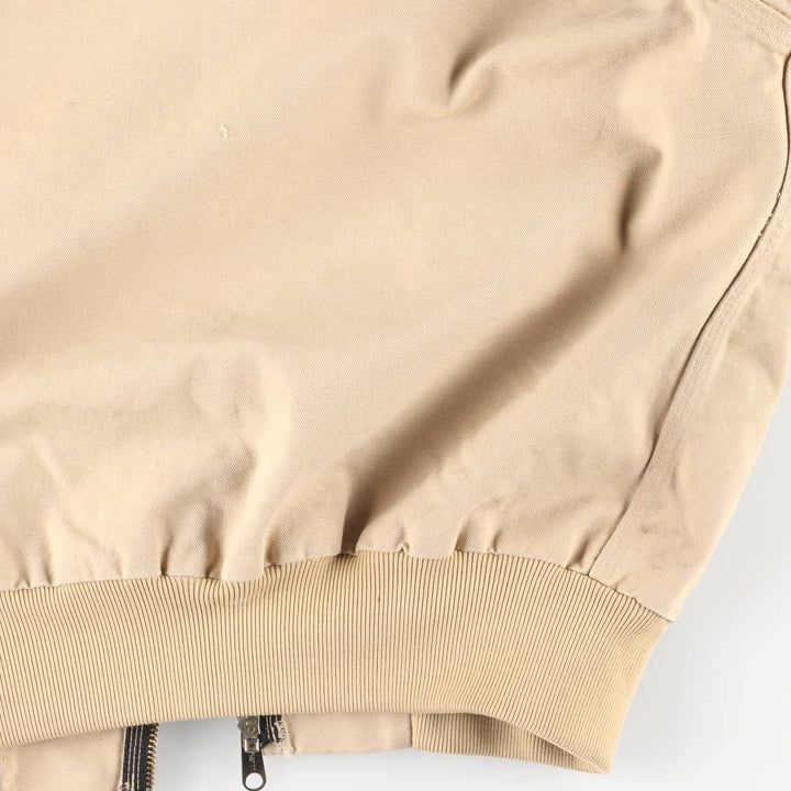 90'S Carhartt Active Jacket, Duck Full-Zip Hoodie, Men's Size L (approx.) cotton Beige type Vintage Second Hand