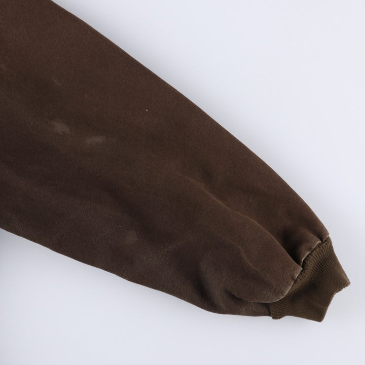 00'S Carhartt Active Jacket Duck Full Zip Hoodie Men's XXL cotton brown type Vintage Second Hand