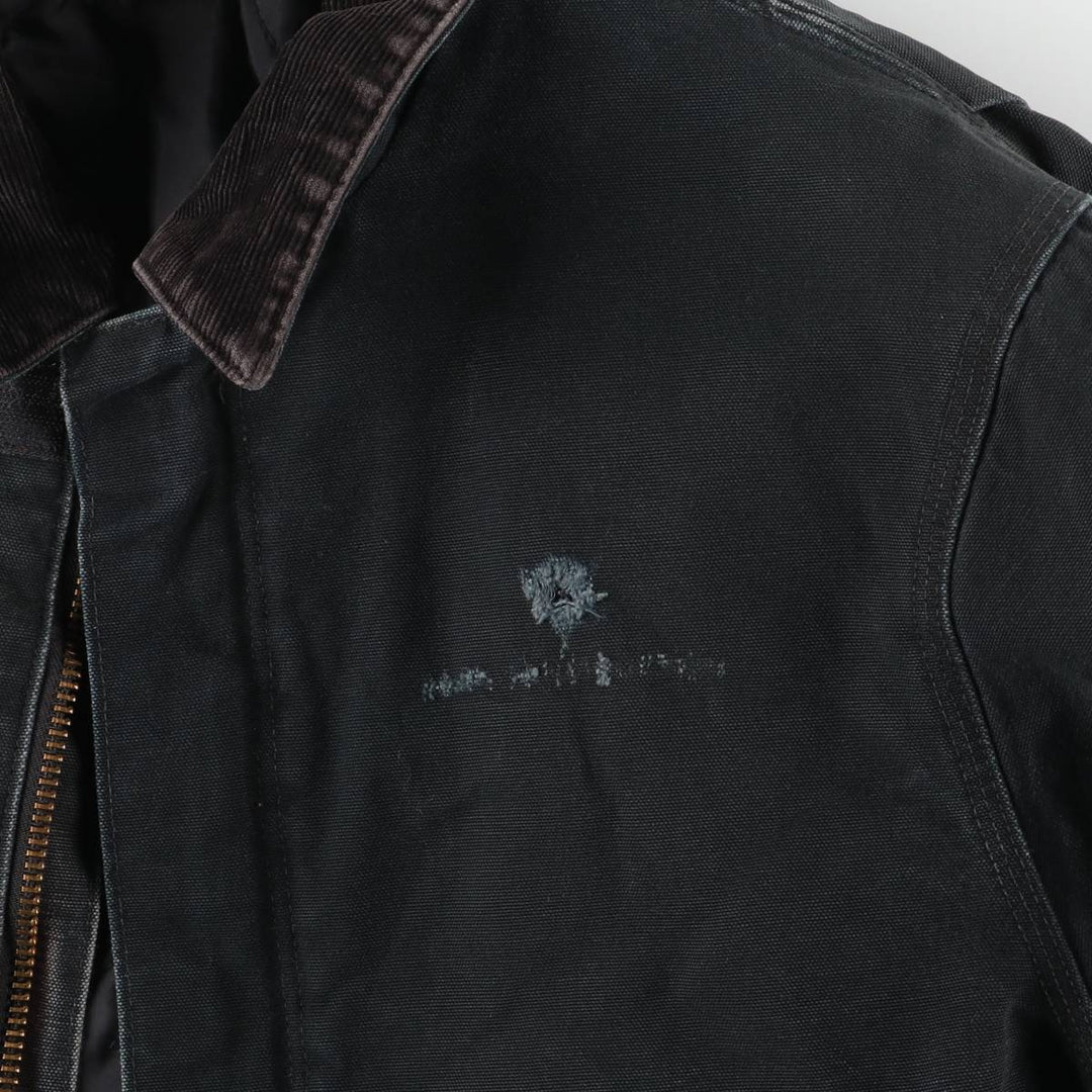 2000'S Carhartt Traditional Padded Duck Work Jacket, Men's Size XL cotton black type Vintage Second Hand