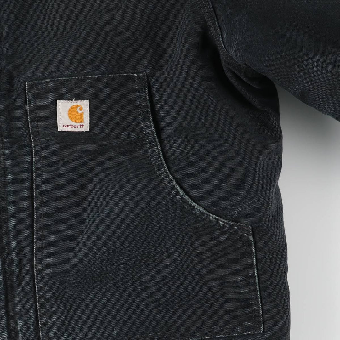2000'S Carhartt Traditional Padded Duck Work Jacket, Men's Size XL cotton black type Vintage Second Hand