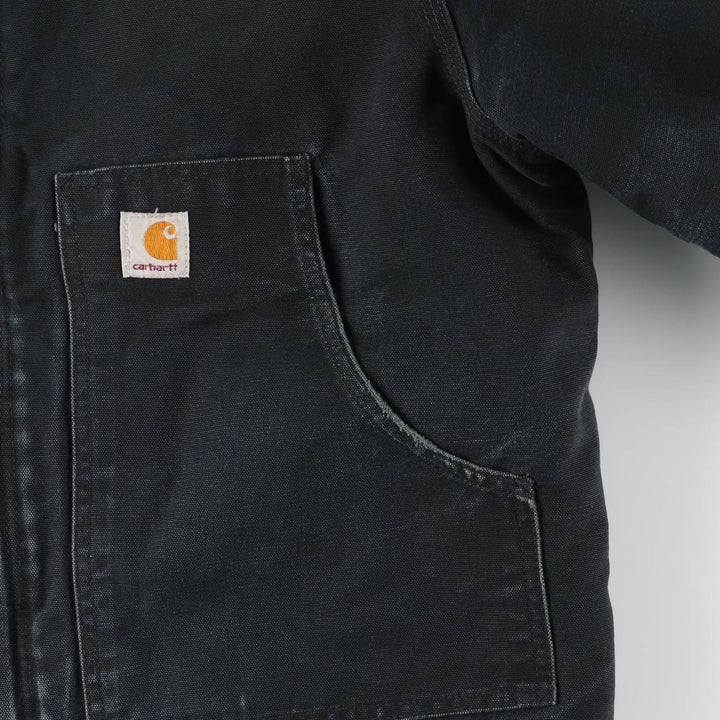 2000'S Carhartt Traditional Padded Duck Work Jacket, Men's Size XL cotton black type Vintage Second Hand