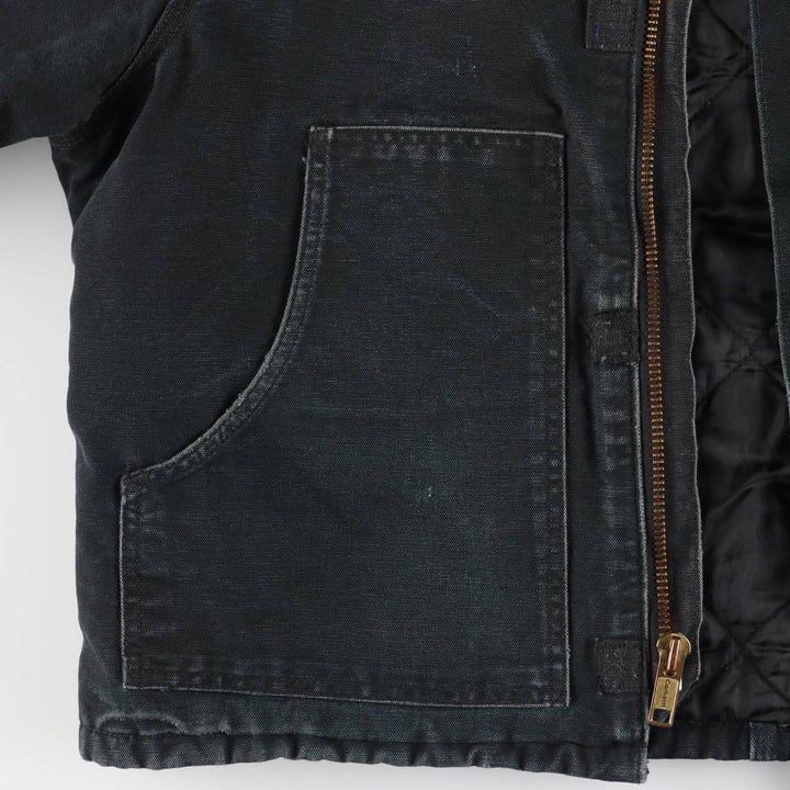 2000'S Carhartt Traditional Padded Duck Work Jacket, Men's Size XL cotton black type Vintage Second Hand