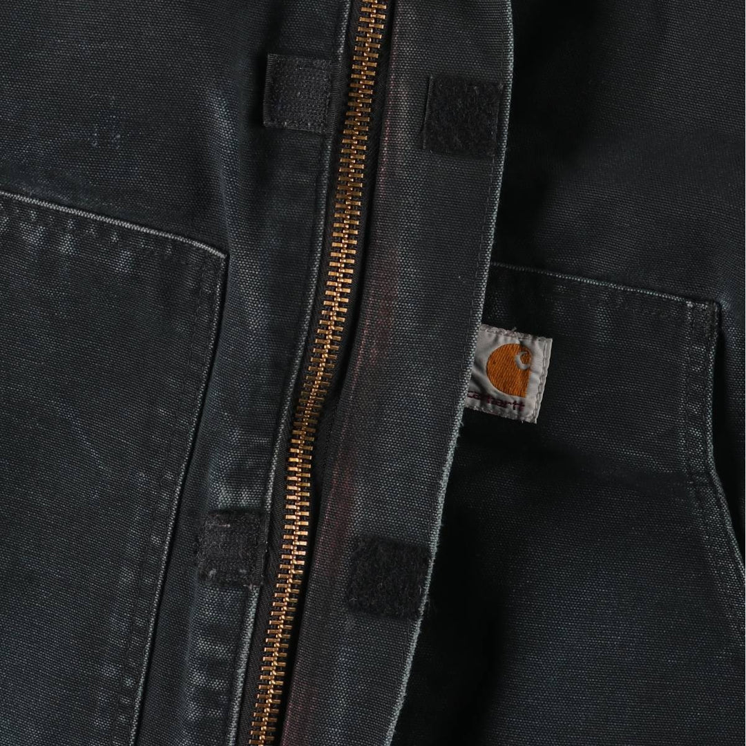 2000'S Carhartt Traditional Padded Duck Work Jacket, Men's Size XL cotton black type Vintage Second Hand