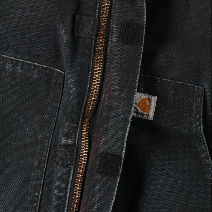 2000'S Carhartt Traditional Padded Duck Work Jacket, Men's Size XL cotton black type Vintage Second Hand