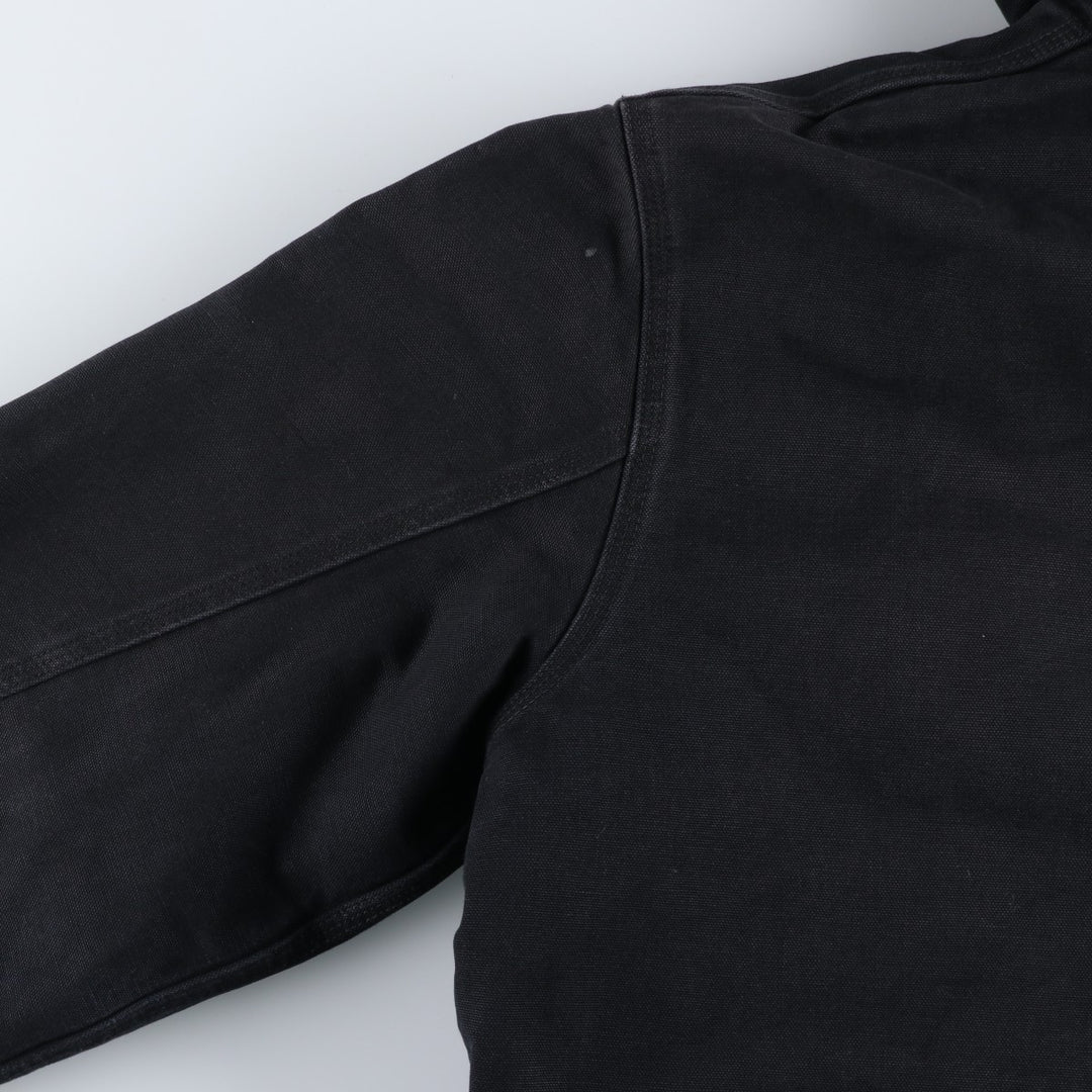 Carhartt Active Jacket, Padded Duck Full-Zip Hoodie, Men's Size L cotton black type Vintage Second Hand
