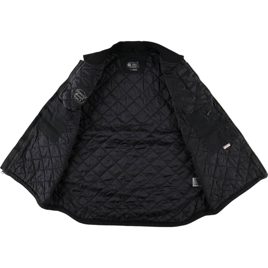 Carhartt Duck Vest, Padded, Men's XL cotton black type Vintage Second Hand