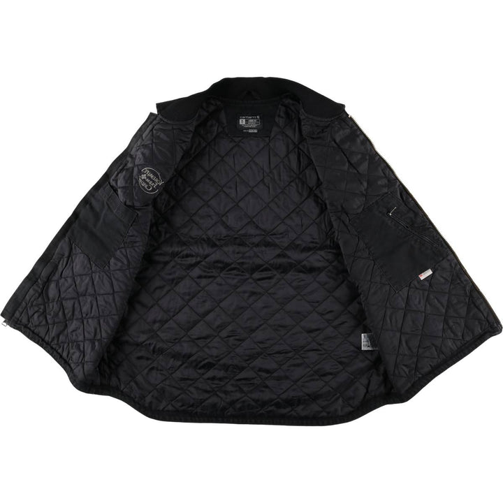 Carhartt Duck Vest, Padded, Men's XL cotton black type Vintage Second Hand