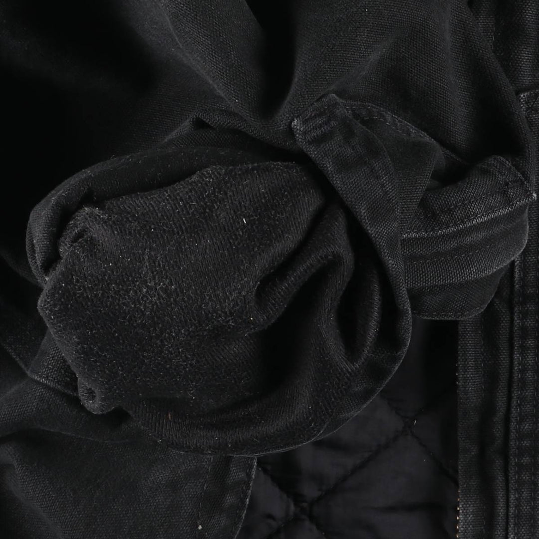 Carhartt Duck Vest, Padded, Men's XL cotton black type Vintage Second Hand