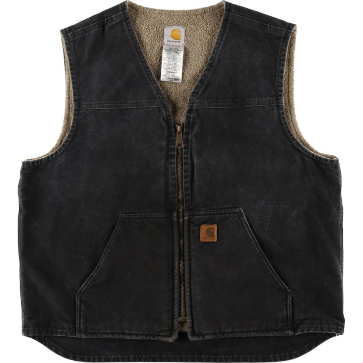 Carhartt Classic Vest Duck Vest Men's XL Size cotton gray type Vintage Second Hand