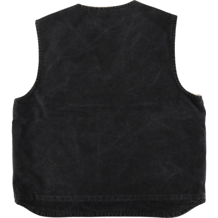 Carhartt Classic Vest Duck Vest Men's XL Size cotton gray type Vintage Second Hand