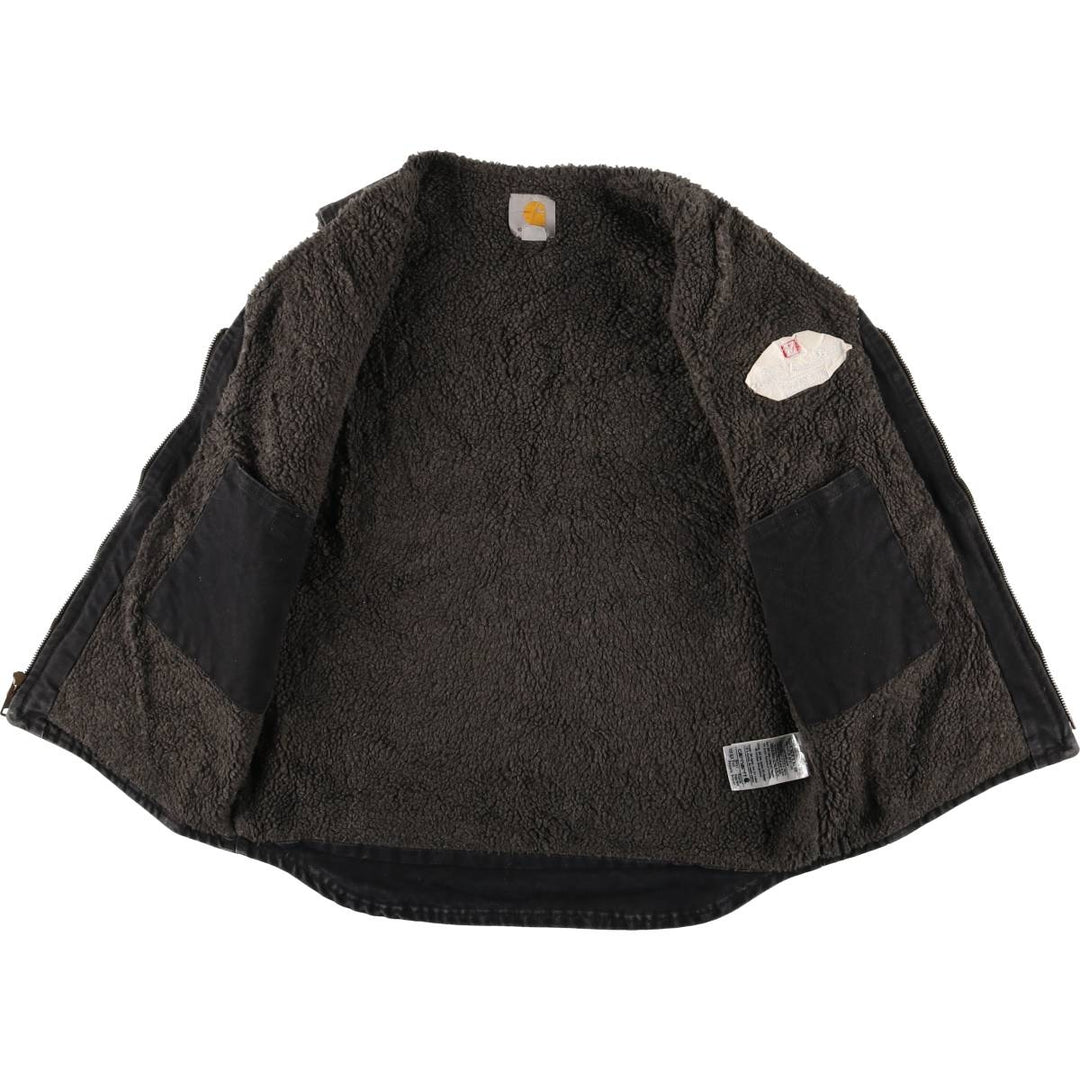 Carhartt Duck Vest, Men's S Size cotton gray type Vintage Second Hand